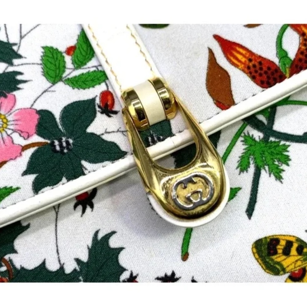 Gucci Flora Crossbody Bag Clutch w/COA and dustbag, EUC Vintage - Picture 4 of 16